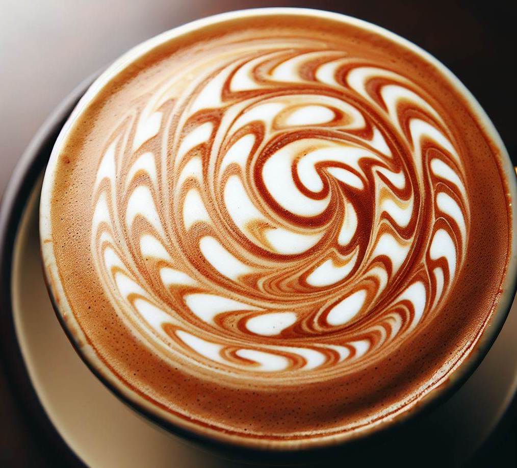 latte art spirals