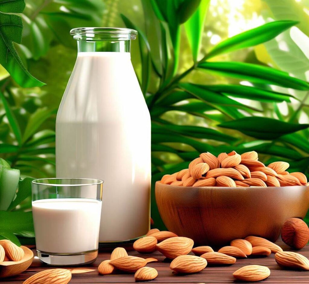 almond milk making jungle