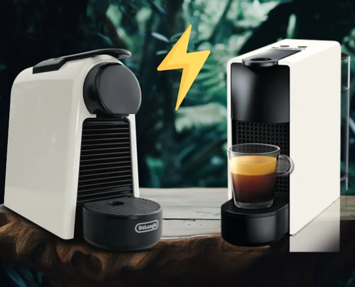 de'longhi nespresso essenza mini vs. machine à café nespresso krups essenza mini
